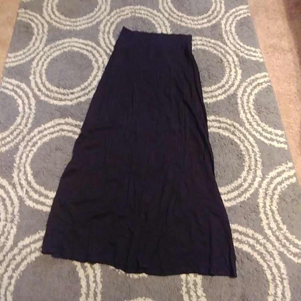 Black maxi shirt